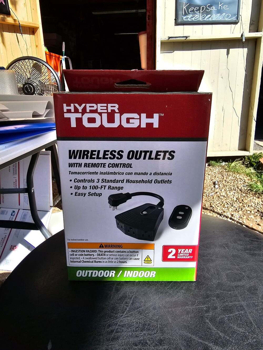 Hyper Tough Wireless Outlets With Remote Control